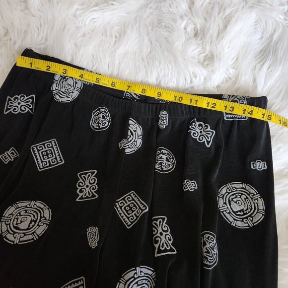 vtg Citiknits QVC Slinky 2Pc Set Sz Large Long Sleeves Blouse Pants Lagenlook - Picture 13 of 16